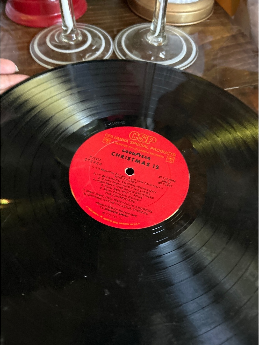 Goodyear Christmas Is Vinyl Record 1972 CBS Inc. Holiday Music Compilation - Picture 4 of 4